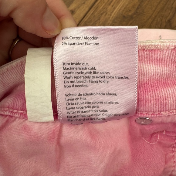 NWT Risen Pink Acid Wash High Waist Skinny Jeans Women's Size 9 29 - Picture 10 of 11